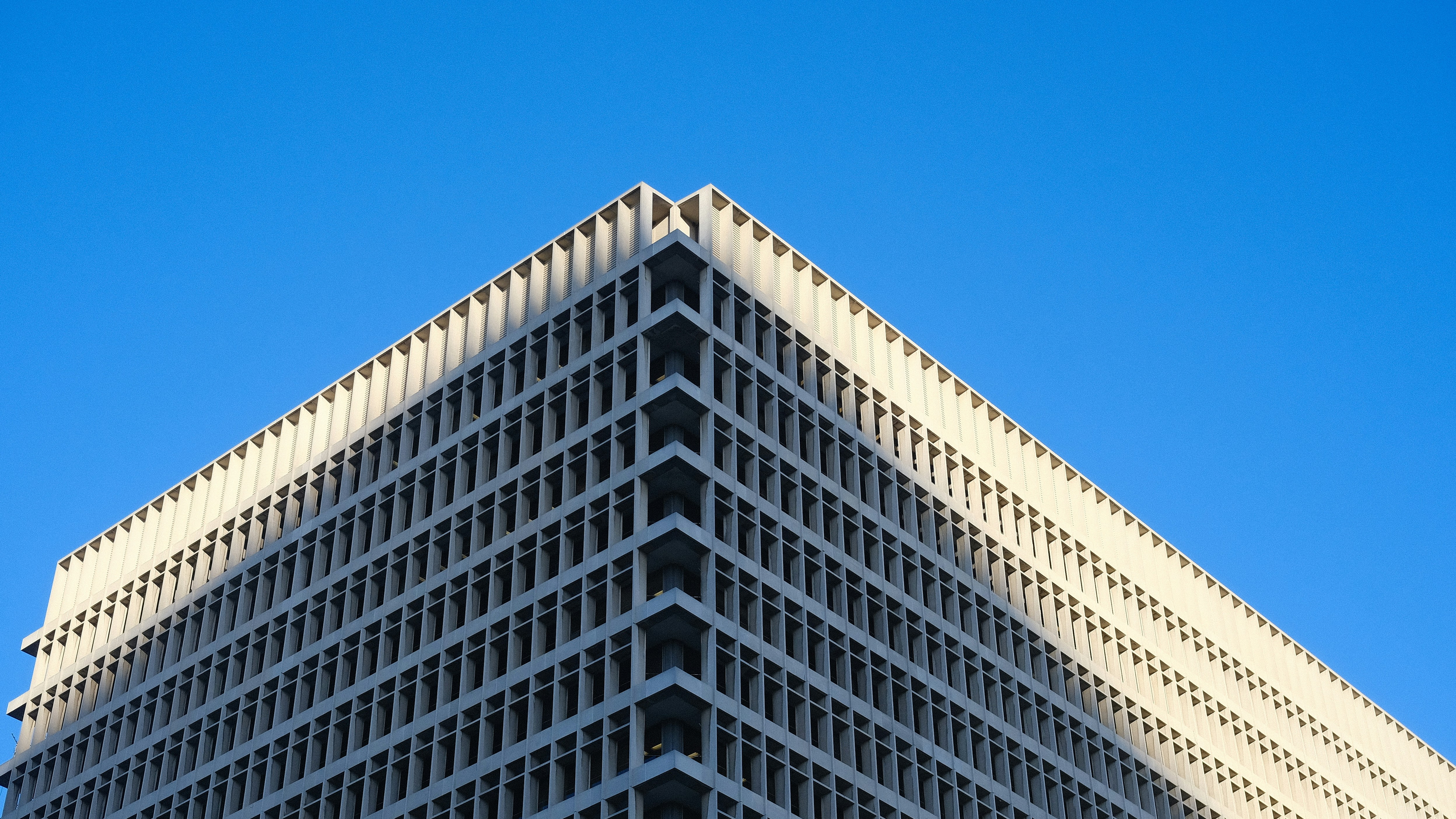 Modern cityscape with commercial buildings